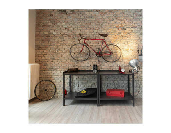 Sol stratifié à clipser 8 mm gris effet chêne naturel MINA GRIS WP - 138,3 x 19,3 cm" - Cooke and Lewis - Brico Dépôt