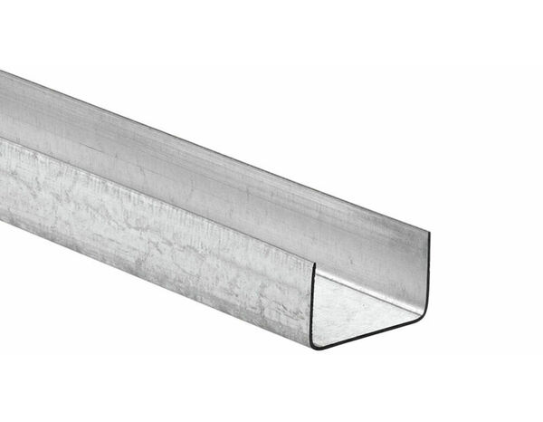 Rail en acier galvanisé, profilé en U - R70 3ML - Brico Dépôt