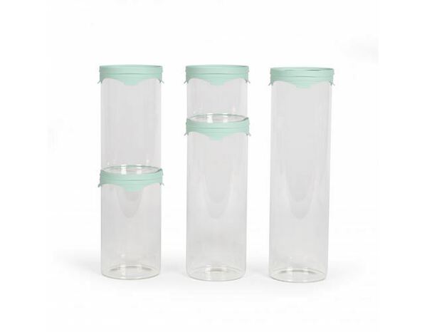 5 bocaux de conservation hermétiques en verre 450 ml à 2 L - Brico Dépôt