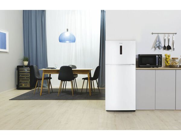 Réfrigérateur congélateur 410 L contrôle digital LED - 168 x 70 cm - Candy - Brico Dépôt