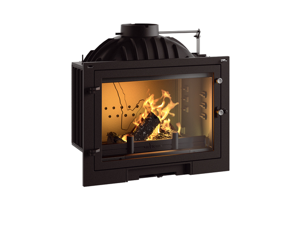 Foyer en fonte 9,5 kw MILOS - L.69,2 x H.65,9 x P.45,9 cm - Invicta - Brico Dépôt