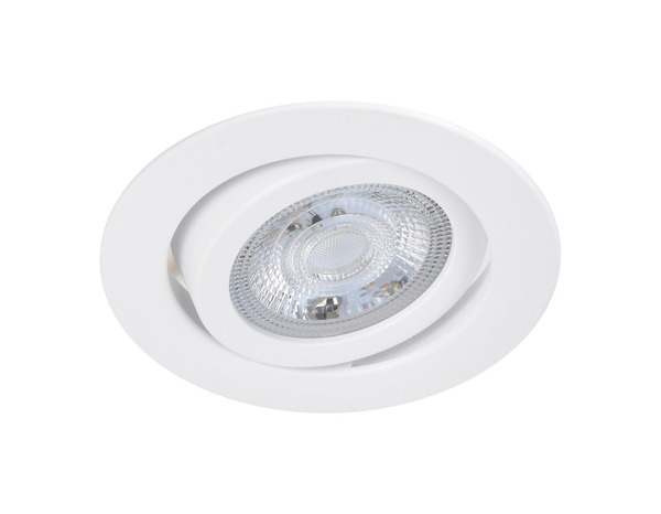 5 spots led encastrables orientables D. 8,2 cm blanc 345 lumens 4000 k - Brico Dépôt