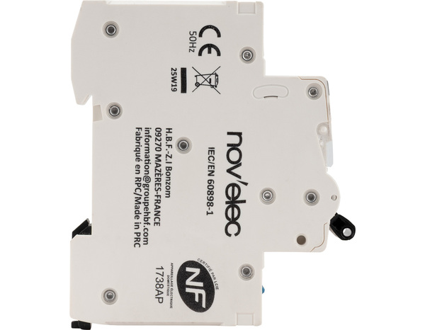 Disjoncteur 16A bornes automatiques - Novelec - Brico Dépôt