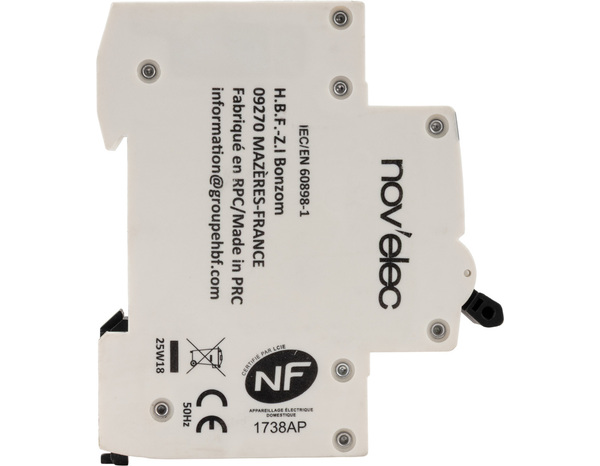 Disjoncteur 10A à vis - Novelec - Brico Dépôt