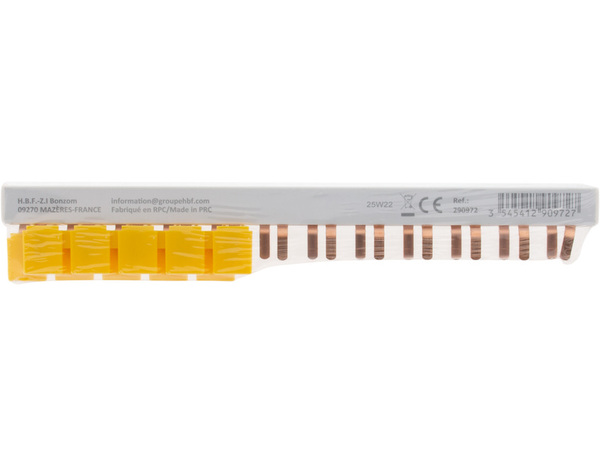 Double peigne blanc  13 modules - Novelec - Brico Dépôt