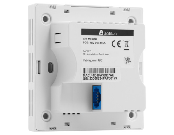 Ensemble prise RJ45 wifi + switch gigabit blanc avec point d’accès bi-bande intégré - Brico Dépôt