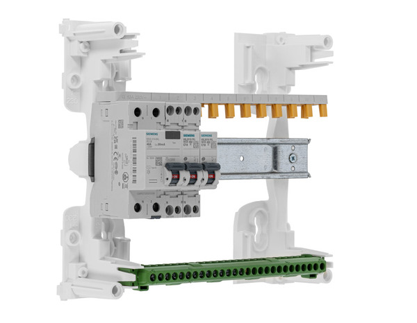Tableau pré-équipé 1R 13 modules 1ID 2 disjoncteurs blanc - Siemens - Brico Dépôt