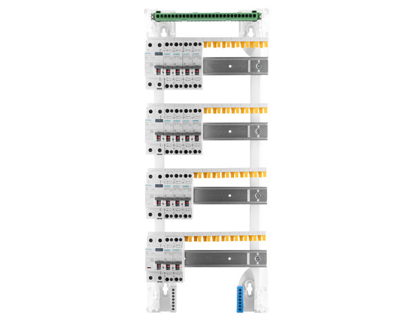 Tableau pré-équipé 4R 52 modules 4ID 13 disjoncteurs blanc - Siemens - Brico Dépôt