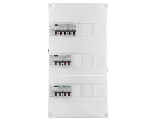 Tableau pré-équipé 3R 52 modules 3ID 10 disjoncteurs blanc - Siemens - Brico Dépôt