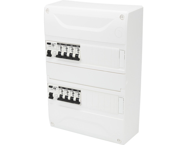 Tableau pré-équipé T1T2 2R  26 modules blanc - Novelec - Brico Dépôt