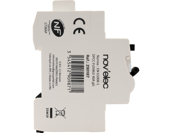 Interrupteur différentiel 30 mA 40A type A blanc - Novelec - Brico Dépôt