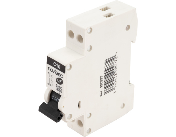 Disjoncteur 10A à vis - Novelec - Brico Dépôt