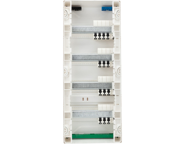 Tableau pré-équipé T6 4R 52 modules blanc - Novelec - Brico Dépôt