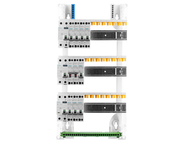 Tableau pré-équipé 3R 52 modules 3ID 10 disjoncteurs blanc - Siemens - Brico Dépôt