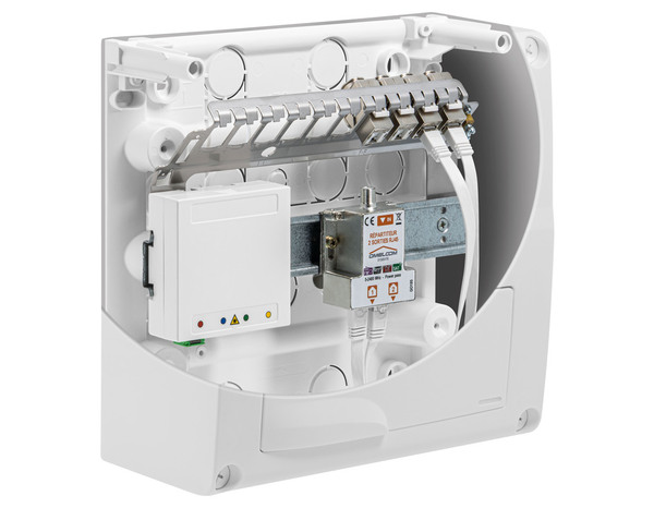 Coffret de communication RJ45 grade 3 TV blanc - Siemens - Brico Dépôt