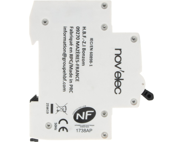 Disjoncteur  2A à vis - Novelec - Brico Dépôt