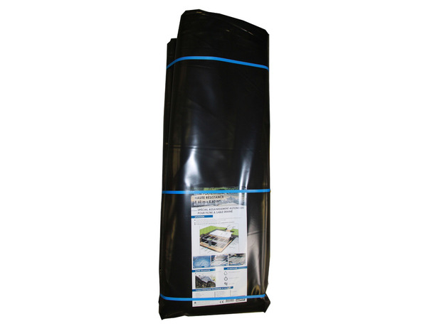 Rouleau film multi-uages polyéthylène noir 400 microns - 8,60 x 8,60 m - Brico Dépôt