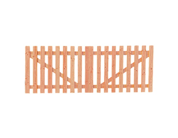 Portail bois Douglas en kit - L. 3 x H. 1,25 m - Brico Dépôt