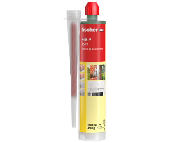 Résine polyester gris 300 ml pour scellement chimique maçonnerie - Fischer - Brico Dépôt