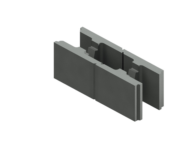 Parpaing à bancher 200 x 200 x 540 mm pour construction - Brico Dépôt