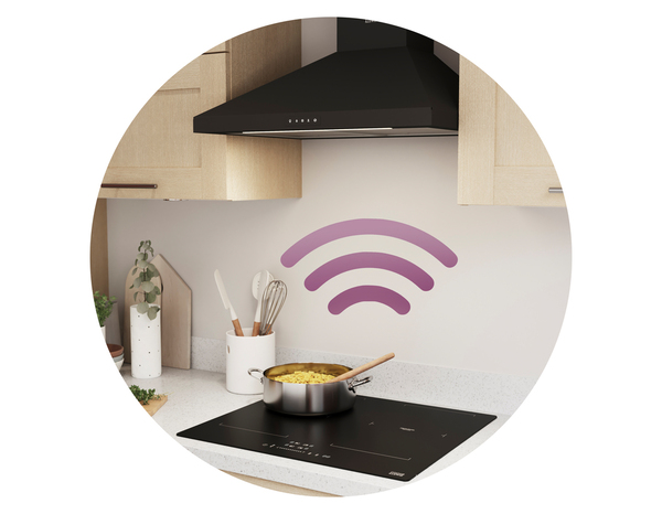 Hotte inclinée "Link" noire - 60 cm - Cooke and Lewis - Brico Dépôt