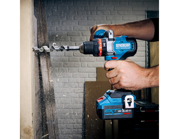 Perceuse visseuse à percussion sans fil 18V 150 Nm ELITE - Erbauer - Brico Dépôt