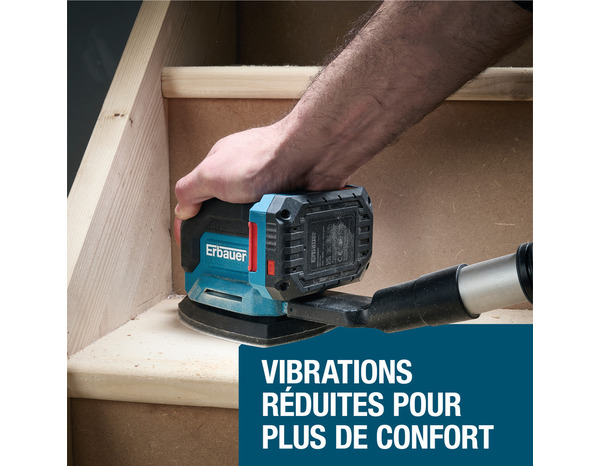 Ponceuse triangulaire sans fil 18V 150x100 mm - Erbauer - Brico Dépôt
