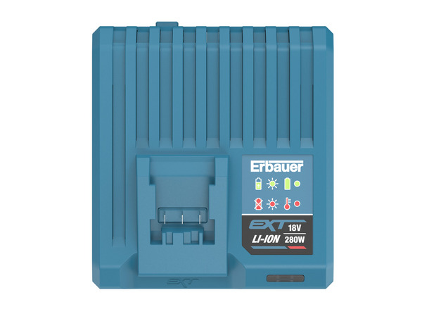Chargeur rapide 18 V pour batteries lithium-ion 5ah 280 W - Erbauer - Brico Dépôt
