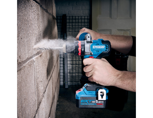 Perceuse visseuse à percussion sans fil 18V 150 Nm ELITE - Erbauer - Brico Dépôt