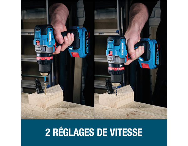 Perceuse visseuse à percussion sans fil 18V 150 Nm ELITE - Erbauer - Brico Dépôt