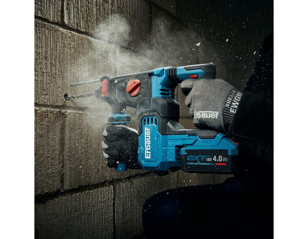 Perforateur 18V SDS+ 3J LED intégré - Erbauer - Brico Dépôt