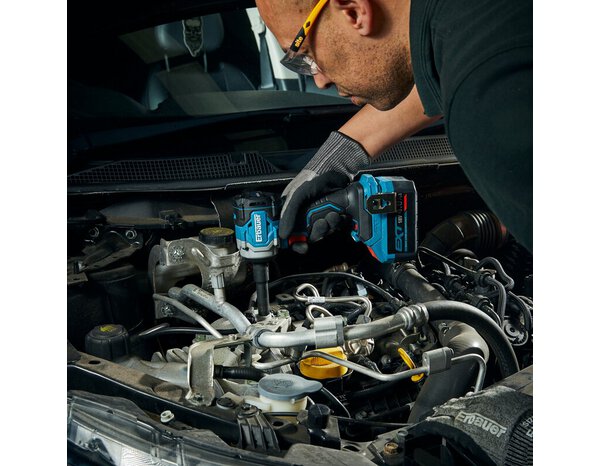 Clé à choc 18V, couple 380 Nm, compacte, LED - Erbauer - Brico Dépôt