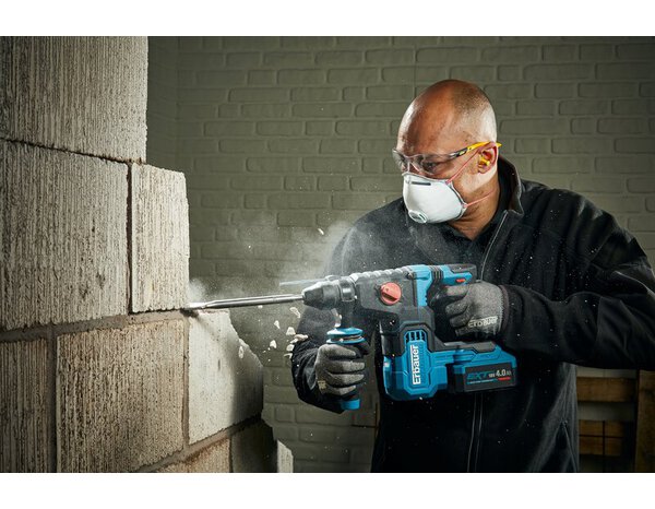 Perforateur SDS+ 18V 3J, + 1 batterie 4AH - Erbauer - Brico Dépôt