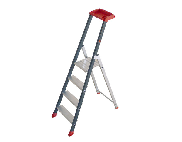 Escabeau 4 marches PROLUX aluminium léger 280 cm hauteur travail - Escalux - Brico Dépôt