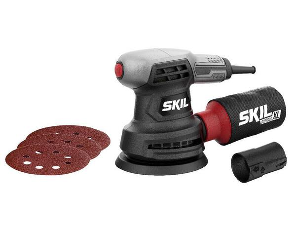 Ponceuse excentrique 280 W 125 mm avec système d’aspiration intégré - Skil - Brico Dépôt