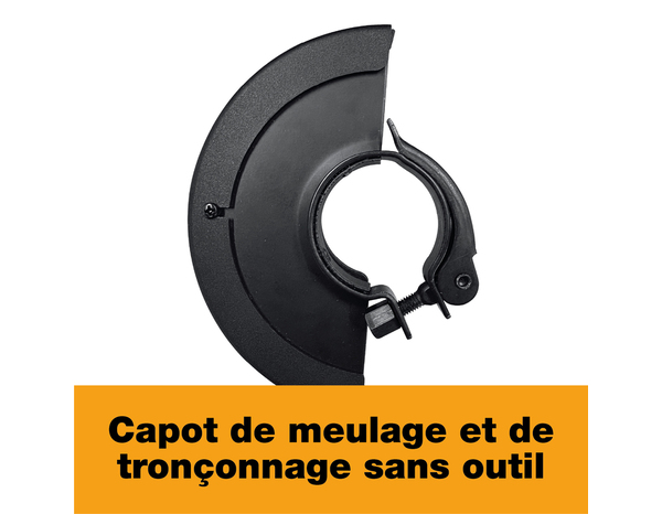 Meuleuse d'angle sans fil 18V, 125 mm, 3 vitesses - Titan - Brico Dépôt