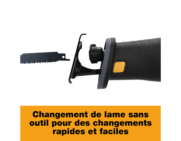 Scie sabre sans fil 18V, vitesse variable - Titan - Brico Dépôt