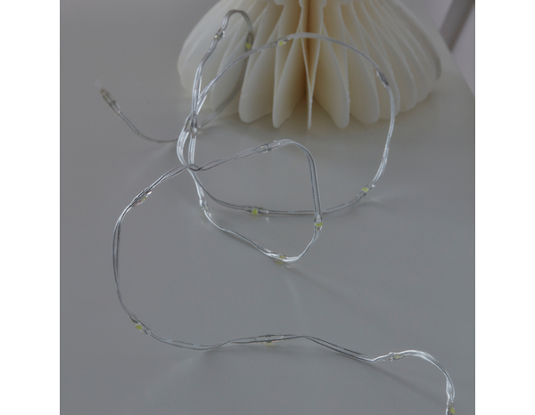 Guirlande lumineuse 100 micro LED blanc froid 495 cm 4000K - Brico Dépôt