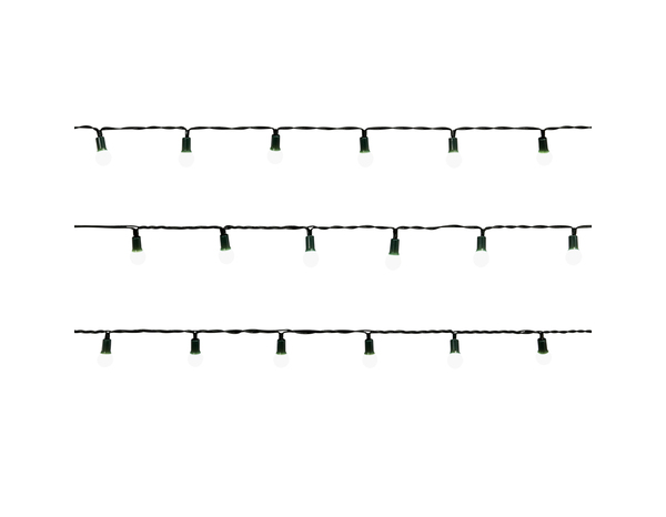 Guirlande lumineuse 120 LED en forme de cerise blanc froid 9,52 m 4000K - Brico Dépôt