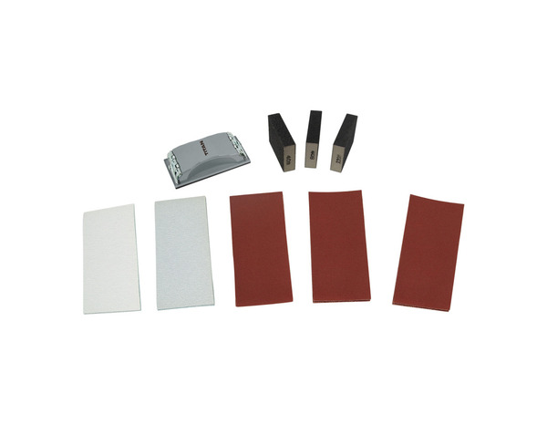 Kit de poncage 64 pcs pour bois et peinture 24,5x10,5 cm - Titan - Brico Dépôt