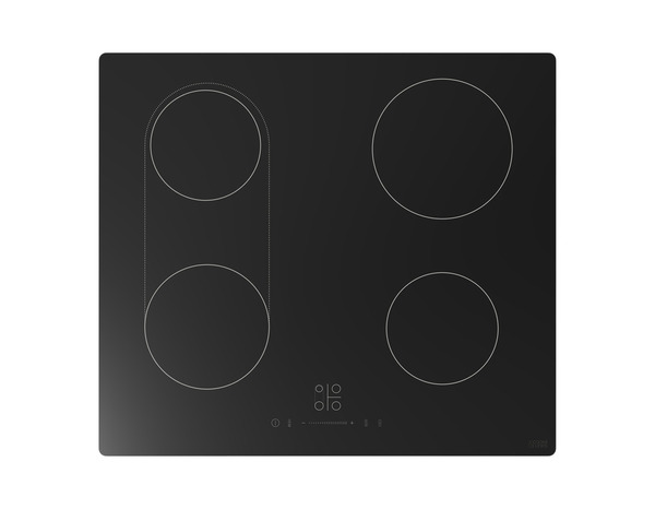 Plaque de cuisson à induction noir 6400w - 59 x 52 x 5,8 cm - Cooke and Lewis - Brico Dépôt