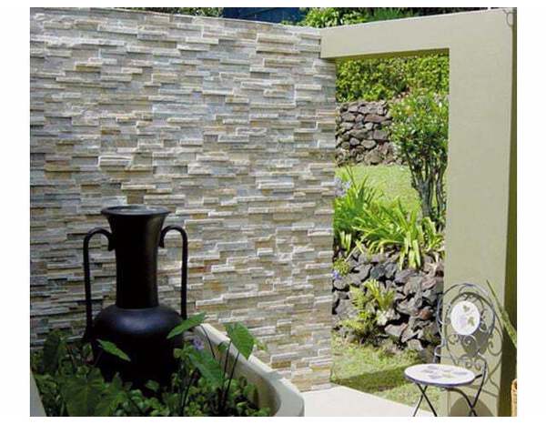 Parement pierre naturelle TRENDLINE beige 10x40 cm 0,52M² - Brico Dépôt