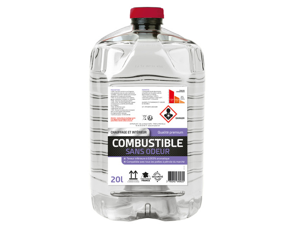 Pétrole inodore pour poêles à mèche ou électroniques - Bidon 20L - Brico Dépôt