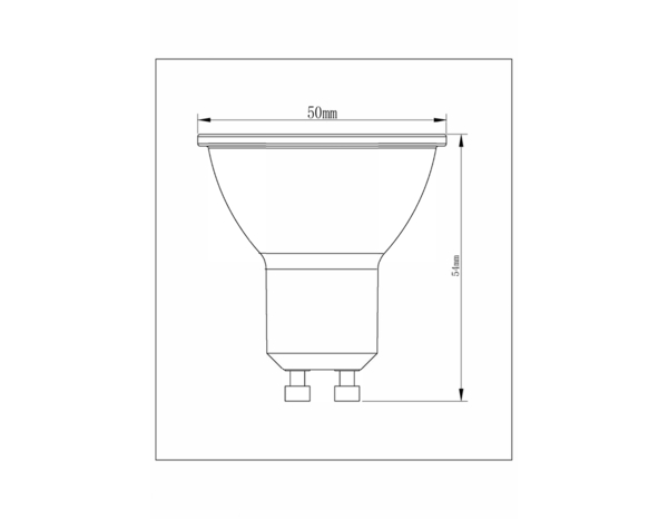 Lot de 10 ampoules LED GU10 3,6 W 4000K 345LM - Brico Dépôt