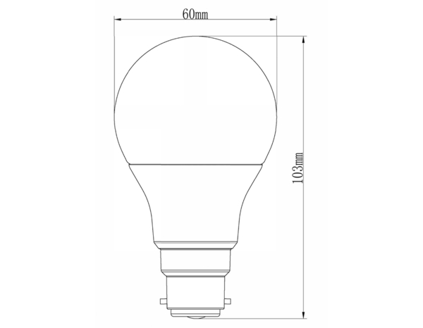 Lot de 10 ampoules LED B22 7,3 W 4000K 806LM - Brico Dépôt