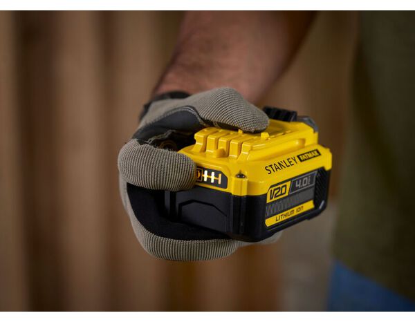 Batterie Lithium-Ion 18 V 4 Ah - V20 - Stanley Fatmax - Brico Dépôt