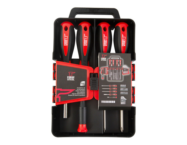 Mallette outils multifonctions 52 pièces - Forge steel - Brico Dépôt
