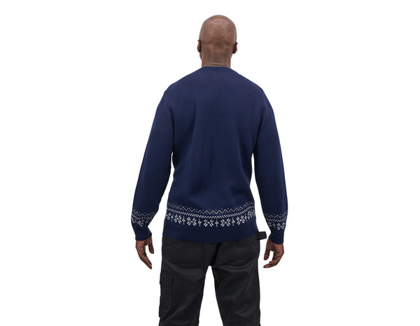 Pull de noël 2025 bleu motif sapin Brico Dépôt - XL - Brico Dépôt