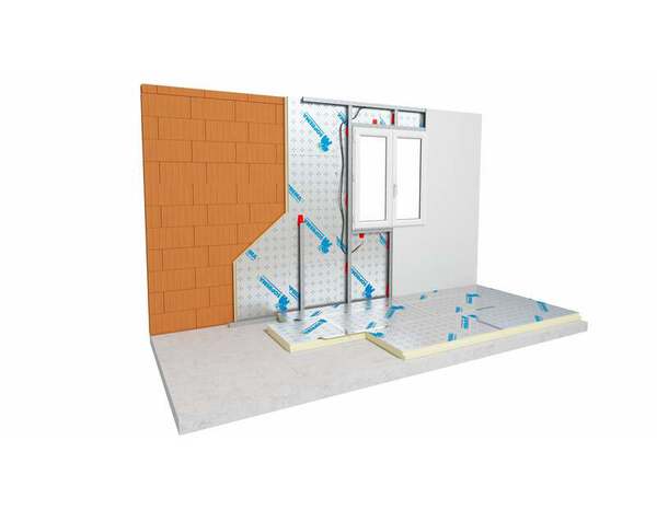 Lot de 6 (5+1 offerte) panneau polyuréthane, aluminium R.3,70 m²K/W - L.120 x l.60 x Ep.8 cm - Soprema - Brico Dépôt