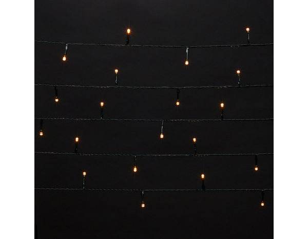 Guirlande lumineuse 120 LED blanc chaud 11,9 m avec programmateur - Brico Dépôt